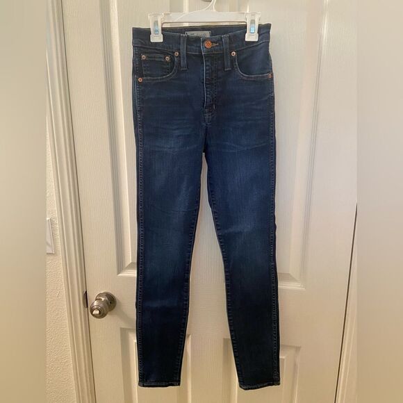 Madewell 10" High Riser Skinny Skinny Jeans Women's Size 24 - Picture 1 of 10
